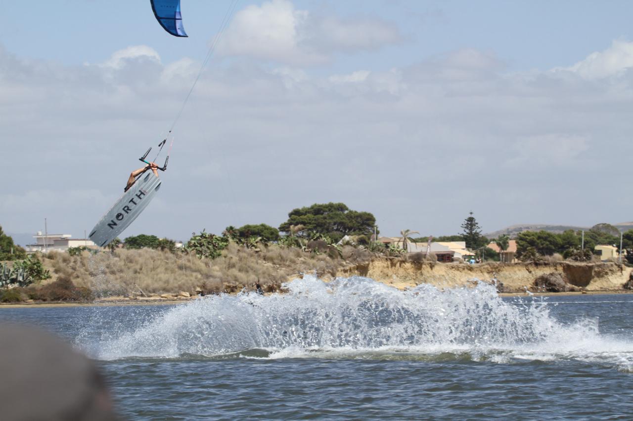 Splash dopo un salto sullo Stagnone