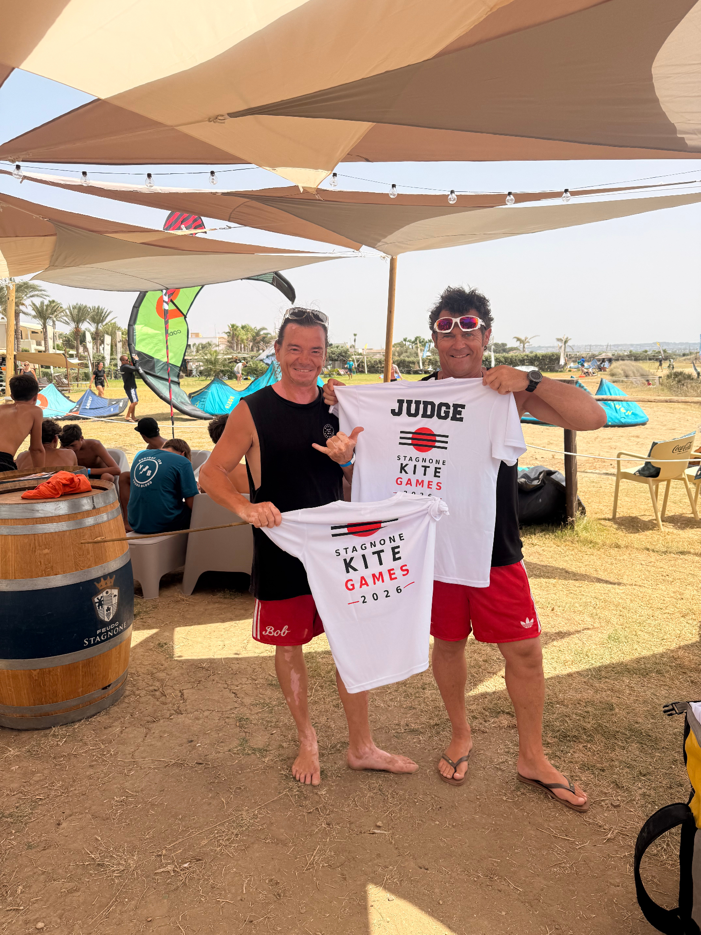 Consegna t-shirt Judge Stagnone Kite Games 2026