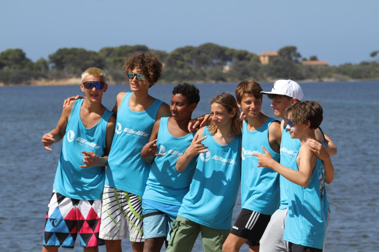 Team giovani atleti allo Stagnone