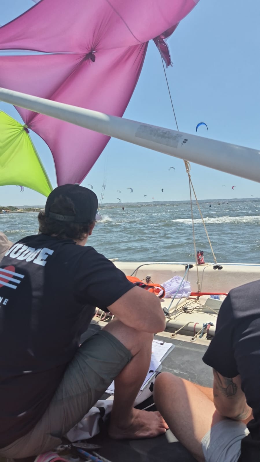 Giudici al lavoro durante lo Stagnone Kite Games 2026